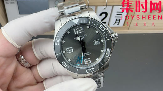 AF浪琴康卡斯43系列 康卡斯43mm 水泥灰 男士腕表 潜入时光深海 探寻康卡斯潜水系列 商品图1