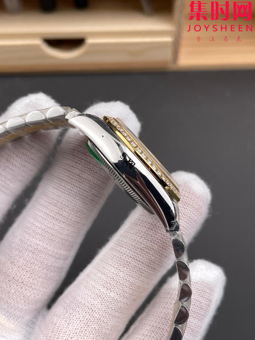 劳力士GS日志型系列 女款31mm 日志31系列 间金钻圈 女士腕表 搭载改Cal.2236全自动机械机芯 商品图5