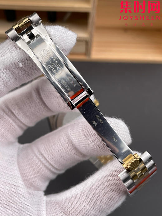劳力士GS日志型系列 女款31mm 日志31系列 间金绿钻面 女士腕表 搭载改Cal.2236全自动机械机芯 商品图6