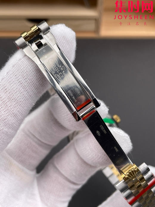 劳力士GS日志型系列 女款31mm 日志31系列 间金绿罗马 女士腕表 搭载改Cal.2236全自动机械机芯 商品图6