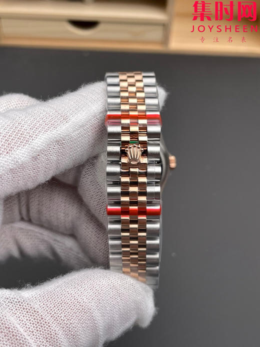 劳力士GS日志型系列 女款31mm 日志31系列 间玫金紫盘钻面 女士腕表 搭载改Cal.2236全自动机械机芯 商品图7
