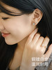 小灯泡 原装捷克宝仕奥莎®方晶锆石单钻耳钉JCG2EAR005 商品缩略图4