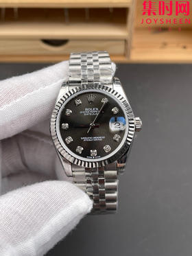 劳力士GS日志型系列 女款31mm 日志31系列 水泥灰 灰盘钻面 寓意非常好：灰钻（会赚）女士腕表 搭载改Cal.2236全自动机械机芯