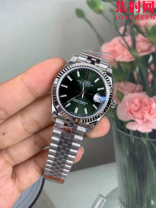 劳力士GS日志型系列 女款31mm 日志31系列 绿盘 薄荷绿 女士腕表 搭载改Cal.2236全自动机械机芯 商品图1