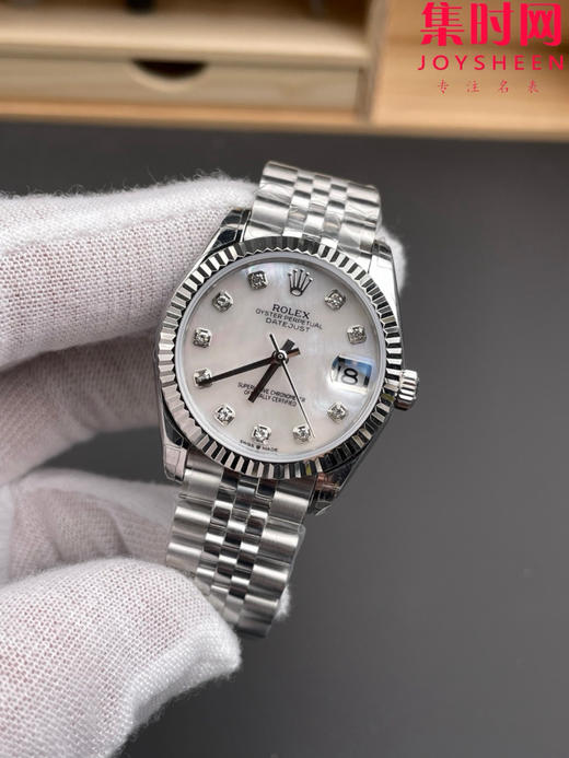 劳力士GS日志型系列 女款31mm 日志31系列 贝母钻面 女士腕表 搭载改Cal.2236全自动机械机芯 商品图1