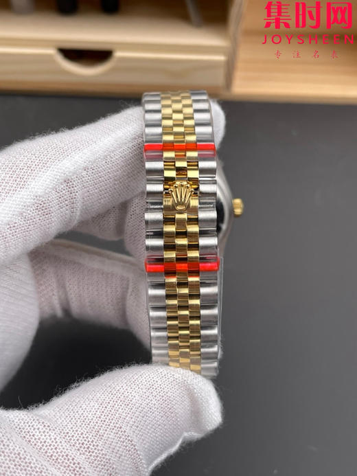 劳力士GS日志型系列 女款31mm 日志31系列 间金钻圈 女士腕表 搭载改Cal.2236全自动机械机芯 商品图6