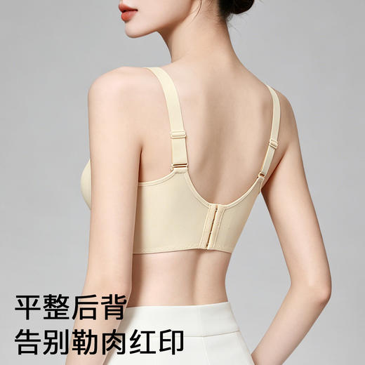 A2-💟【A-B杯】【薄聚显瘦】无痕缎面内衣女大胸显小防下垂收副乳薄款薄杯文胸罩  云锻轻柔 商品图3