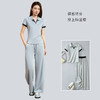 雪梵莱【夏季双色纱套装】柔软亲肤 高弹不勒 久洗不变形 不起球  透气舒适 版型利落视觉显瘦 高级感满满 休闲商务百搭！#L 商品缩略图4