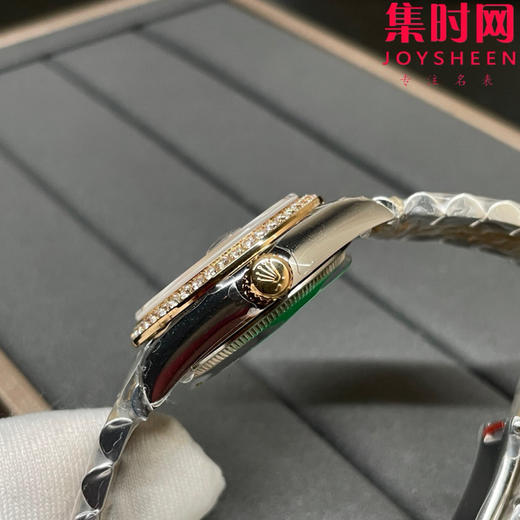 劳力士GS日志型系列 女款31mm 日志31系列 间金绿罗马钻圈 女士腕表 搭载改Cal.2236全自动机械机芯 商品图5