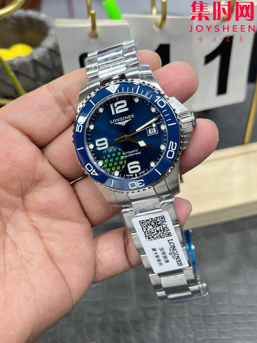 AF浪琴康卡斯43系列 康卡斯43mm 男士腕表 潜入时光深海 探寻康卡斯潜水系列 商品图4