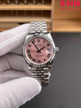 劳力士GS日志型系列 女款31mm 日志31系列 粉罗马 女士腕表 搭载改Cal.2236全自动机械机芯