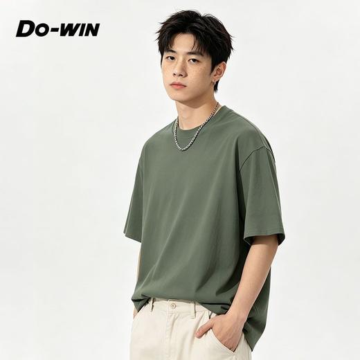 多威DO-WIN亲肤透气纯棉圆领T恤男干爽户外徒步运动健身2262304 商品图1