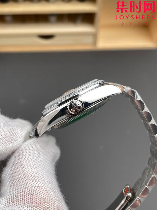 劳力士GS日志型系列 女款31mm 日志31系列 粉盘钻面 钻圈款 女士腕表 搭载改Cal.2236全自动机械机芯 商品图3