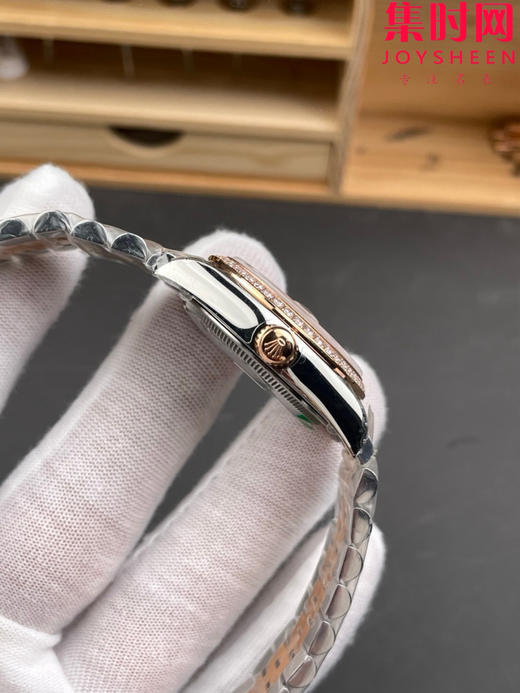 劳力士GS日志型系列 女款31mm 日志31系列 间玫金贝母钻面 女士腕表 搭载改Cal.2236全自动机械机芯 商品图3
