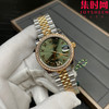 劳力士GS日志型系列 女款31mm 日志31系列 间金绿罗马钻圈 女士腕表 搭载改Cal.2236全自动机械机芯 商品缩略图2