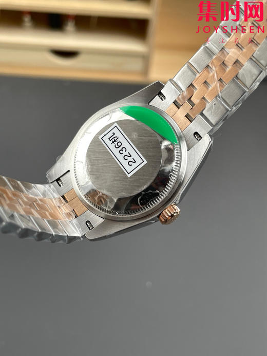 劳力士GS日志型系列 女款31mm 日志31系列 间玫金紫盘钻面 女士腕表 搭载改Cal.2236全自动机械机芯 商品图4