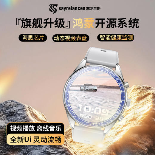 热卖中！【鸿蒙合作伙伴】塞尔兰斯开源鸿蒙OS Watch 9 Pro智能健康监测手表 商品图7