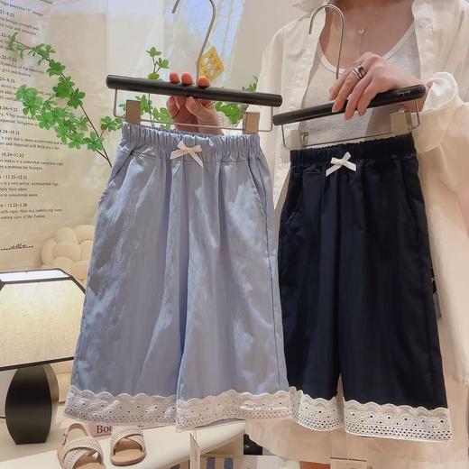 📣疯了吧‼️29.9 元❗️73-170 码女童神裤直接冲❗️夏季新款女童韩版蕾丝花边山本直筒九分裤聚★为爱严选 商品图5