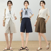【LINEN 老钱风天丝亚麻五分裤】S-2XL，85-150斤可穿，臻选亚麻天丝材质，版型垂顺百搭，文艺老钱风拿捏！ 商品缩略图6