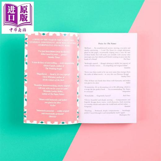 预售 【中商原版】名字 The Names 英文原版 Florence Knapp  星期日泰晤士报 畅销榜榜首  荣获2026年英国图书奖年度最佳处女作奖 商品图2