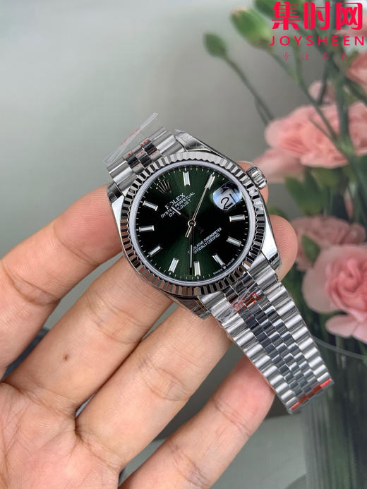 劳力士GS日志型系列 女款31mm 日志31系列 绿盘 薄荷绿 女士腕表 搭载改Cal.2236全自动机械机芯 商品图2