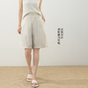 【LINEN 老钱风天丝亚麻五分裤】S-2XL，85-150斤可穿，臻选亚麻天丝材质，版型垂顺百搭，文艺老钱风拿捏！ 商品缩略图4