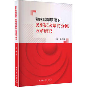 程序保障原理下民事诉讼繁简分流改革研究