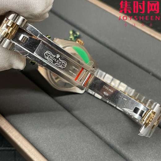 劳力士GS日志型系列 女款31mm 日志31系列 间金绿罗马钻圈 女士腕表 搭载改Cal.2236全自动机械机芯 商品图8