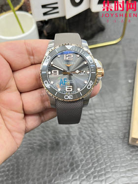 AF浪琴康卡斯43系列 康卡斯43mm 间金灰 男士腕表 潜入时光深海 探寻康卡斯潜水系列