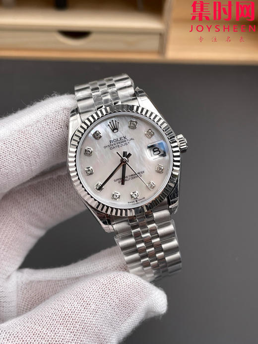 劳力士GS日志型系列 女款31mm 日志31系列 贝母钻面 女士腕表 搭载改Cal.2236全自动机械机芯 商品图2