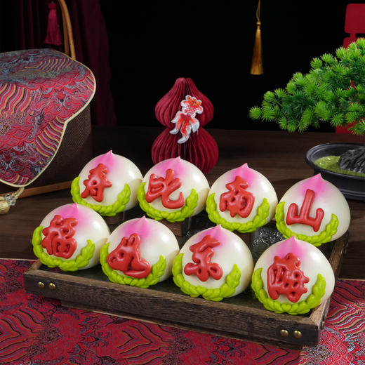 【提前一周预定】中式大蛋糕丨胶东花饽饽 各种蔬菜汁调色 适宜送长辈或聚会。拜佛、小朋友老人过生日，都可以选择，好吃健康⭐️顺丰快递 商品图1