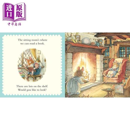 【中商原版】野蔷薇村的故事 小鼠之家 Brambly Hedge House for a Mouse 英文原版 纸板书 亲子绘本 轻柔韵律故事书 进口童书 商品图2