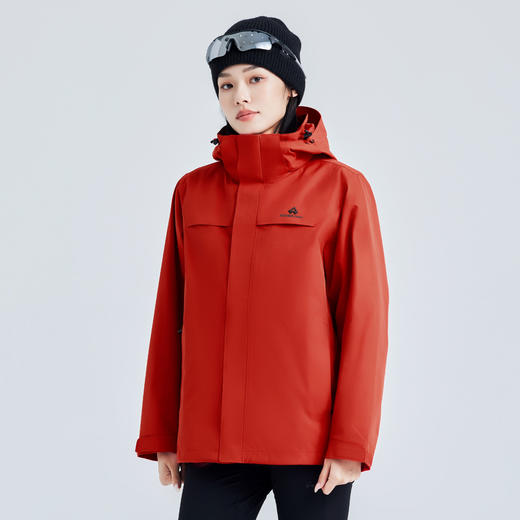 【朱雀冲锋衣 女】拓路者户外抓绒衣内胆登山服三合一防风防水外套女 商品图1