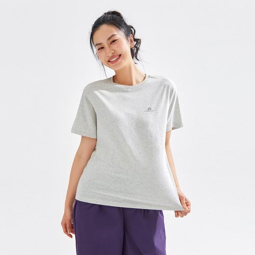 拓路者夏季纯棉舒适百搭圆领短袖女式T恤衫动物印花休闲上衣 商品图4