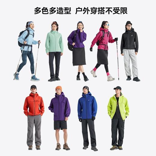 【朱雀PRO冲锋衣】拓路者3L硬壳男女雪山单冲防风防水徒步登山服 商品图5
