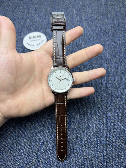 【新款大号40mm】浪琴名匠3点历系列 白盘钻面 男士腕表
机芯：进口西铁城全自动机械机芯 商品图8