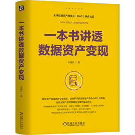 一本书讲透数据资产变现 朱晨君 CDO 数据要素 数据资产 数据金融 数据治理 数据交易 数据资产变现核心逻辑实战方法书籍