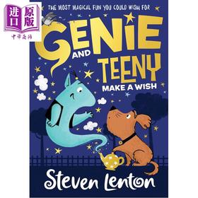 【中商原版】精灵小搭档1 Genie and Teeny Make a Wish 英文原版 儿童故事书 精彩刺激的奇幻冒险故事 友谊和勇气 进口童书