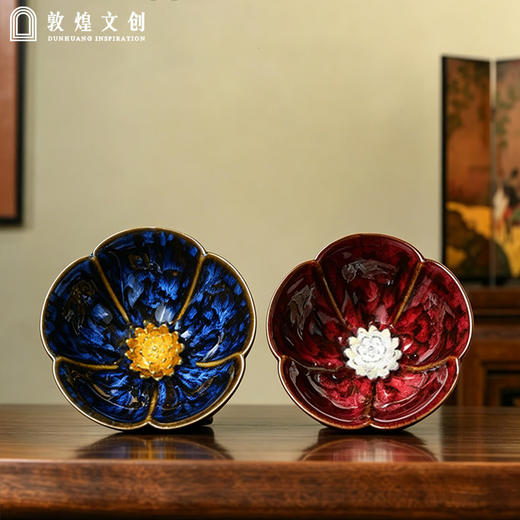  敦煌霞焰莲花对杯 商品图5
