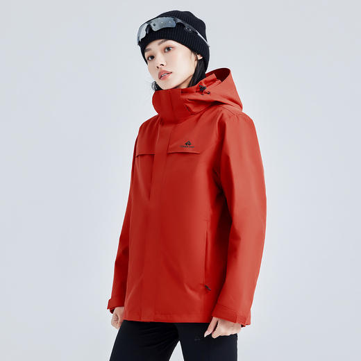 【朱雀冲锋衣 女】拓路者户外抓绒衣内胆登山服三合一防风防水外套女 商品图3