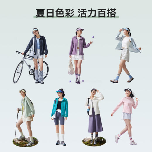 明星同款【风蝶防晒衣】拓路者女2026春季户外防紫外线防晒服透气 商品图4