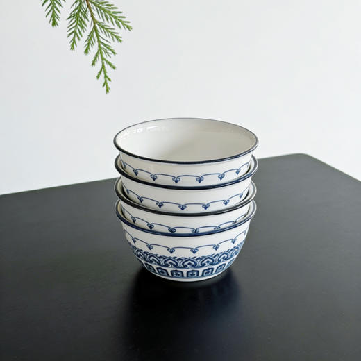 瓷县令 Blue Onion系列餐具 瓦质莹润 釉色清透 商品图10