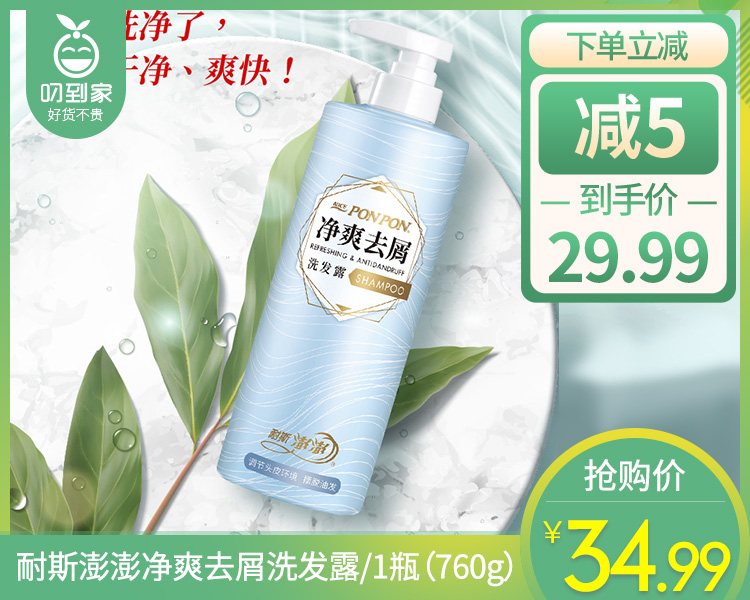 耐斯澎澎净爽去屑洗发露/1瓶（760g）