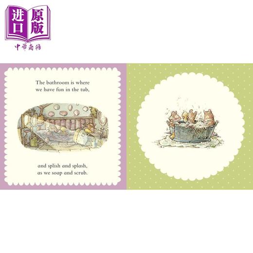 【中商原版】野蔷薇村的故事 小鼠之家 Brambly Hedge House for a Mouse 英文原版 纸板书 亲子绘本 轻柔韵律故事书 进口童书 商品图3