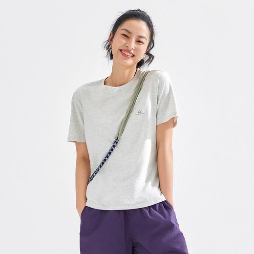 拓路者夏季纯棉舒适百搭圆领短袖女式T恤衫动物印花休闲上衣 商品图5