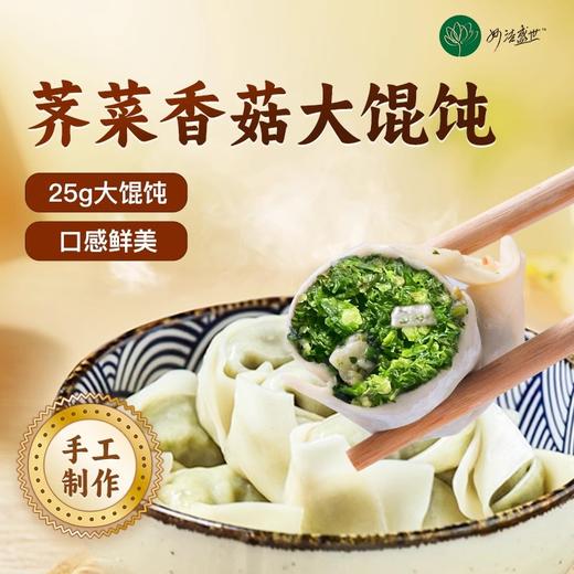纯素馄饨300g/盒  5盒共60只  馄饨早餐速食手工荠菜云吞【冷冻】5盒顺丰包邮 商品图10