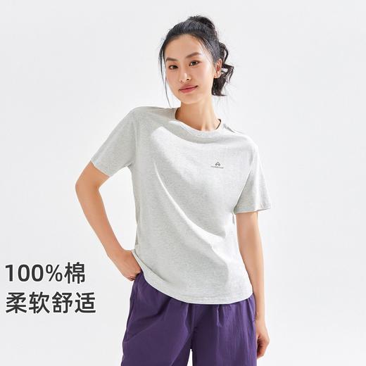 拓路者夏季纯棉舒适百搭圆领短袖女式T恤衫动物印花休闲上衣 商品图3