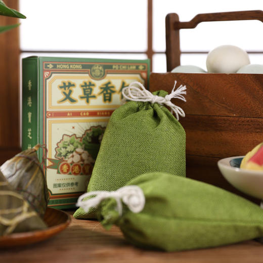 香港宝芝林艾草香包 自带清香 驱蚊驱虫 60g/包 商品图0