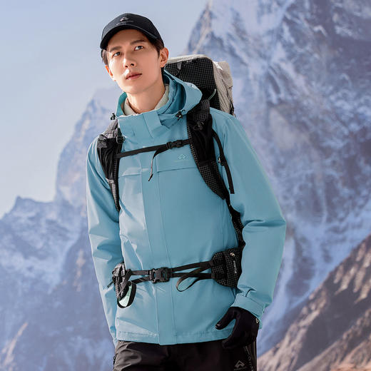 【朱雀冲锋衣】拓路者单层登山服男款防风防水外套 商品图2