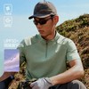 任2件-10元【男女款半拉链速干T】【UPF50+防晒 速干】探拓 半开衫半拉链7A抗菌速干短袖2622020TX/2622019TX 商品缩略图6